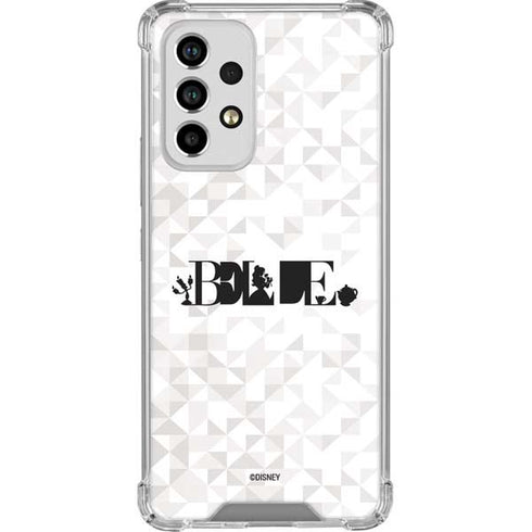 Disney Princess Belle Chromatic Galaxy A53 5G Clear Case