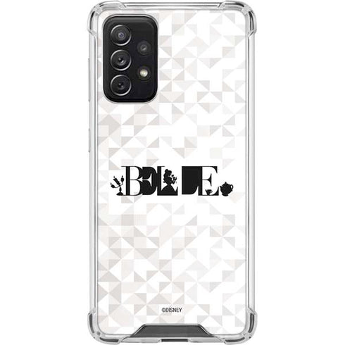 Disney Princess Belle Chromatic Galaxy A72 5G Clear Case