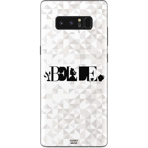 Disney Princess Belle Chromatic Galaxy Note 8 Skin