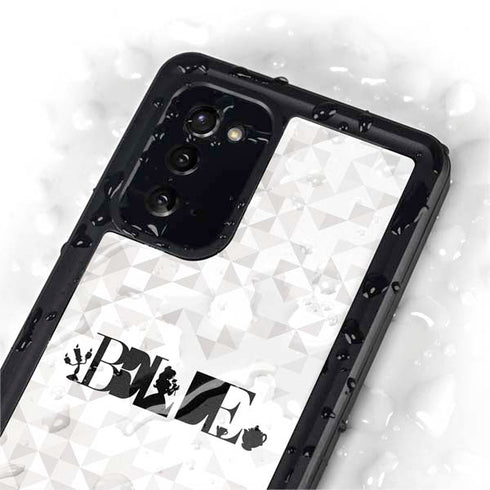 Disney Princess Belle Chromatic Galaxy Note20 5G Waterproof Case