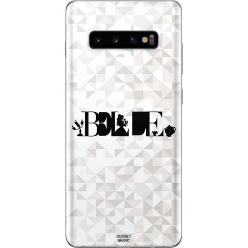 Disney Princess Belle Chromatic Galaxy S10 Plus Skin