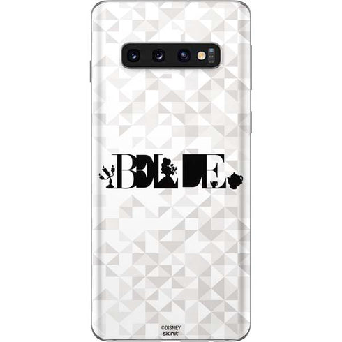 Disney Princess Belle Chromatic Galaxy S10 Skin