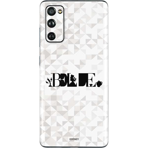 Disney Princess Belle Chromatic Galaxy S20 Fan Edition Skin