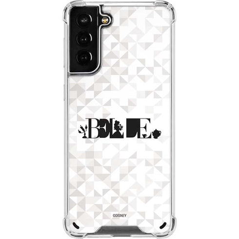 Disney Princess Belle Chromatic Galaxy S21 Plus 5G Clear Case