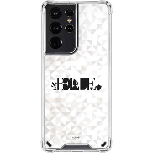 Disney Princess Belle Chromatic Galaxy S21 Ultra 5G Clear Case