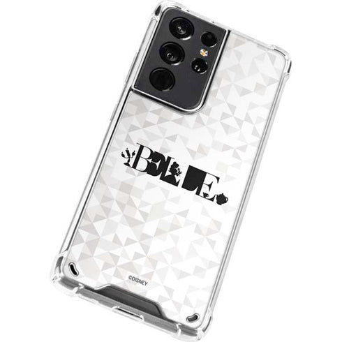 Disney Princess Belle Chromatic Galaxy S21 Ultra 5G Clear Case