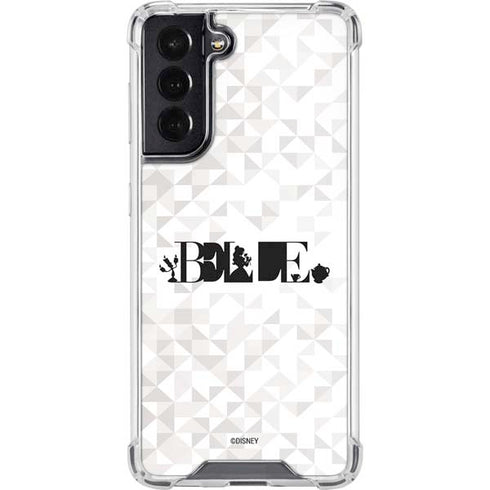 Disney Princess Belle Chromatic Galaxy S22 Clear Case