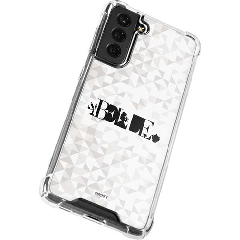 Disney Princess Belle Chromatic Galaxy S22 Clear Case