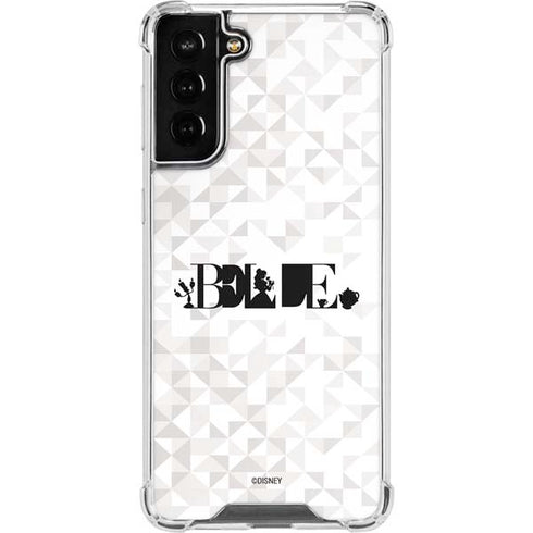 Disney Princess Belle Chromatic Galaxy S22 Plus Clear Case