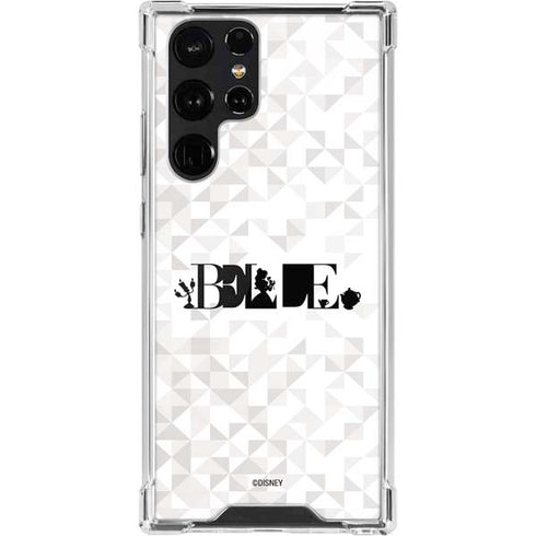 Disney Princess Belle Chromatic Galaxy S22 Ultra Clear Case