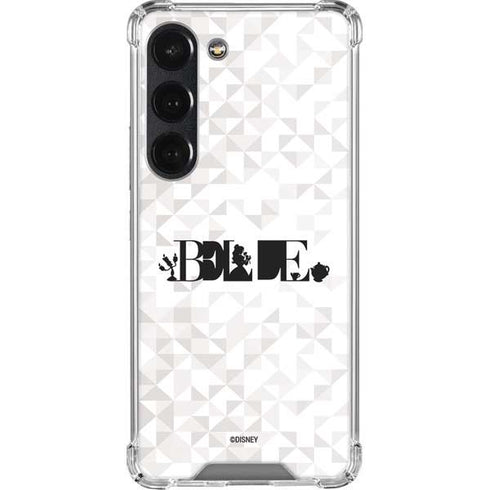 Disney Princess Belle Chromatic Galaxy S23 Clear Case