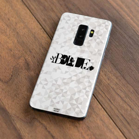 Disney Princess Belle Chromatic Galaxy S9 Plus Skin