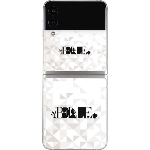 Disney Princess Belle Chromatic Galaxy Z Flip3 5G Skin