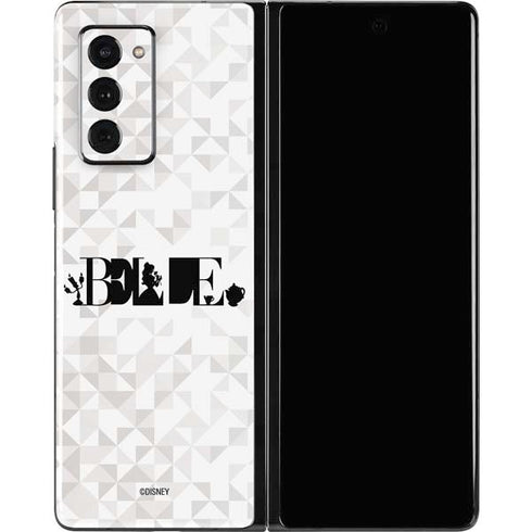 Disney Princess Belle Chromatic Galaxy Z Fold2 5G Skin
