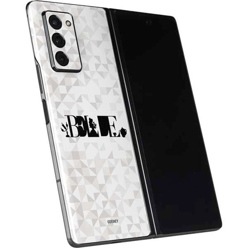 Disney Princess Belle Chromatic Galaxy Z Fold2 5G Skin