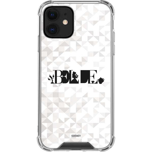 Disney Princess Belle Chromatic iPhone 12 Clear Case