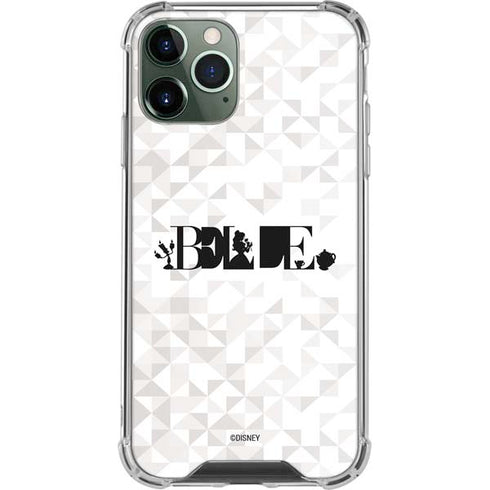 Disney Princess Belle Chromatic iPhone 12 Pro Max Clear Case