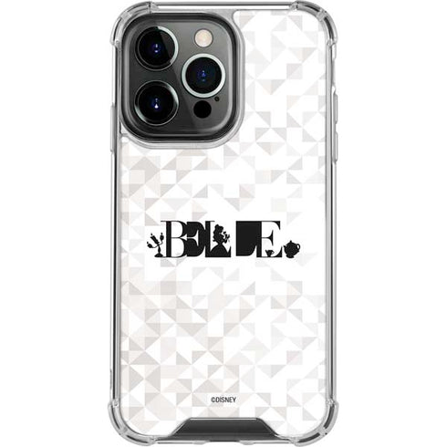 Disney Princess Belle Chromatic iPhone 13 Pro Clear Case