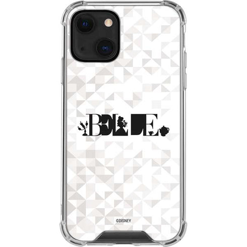 Disney Princess Belle Chromatic iPhone 14 Plus Clear Case