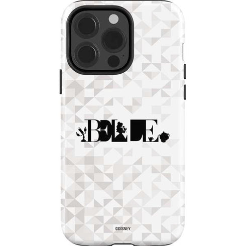 Disney Princess Belle Chromatic iPhone 15 Pro Impact Case