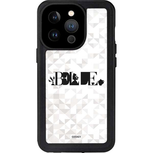 Disney Princess Belle Chromatic iPhone 14 Pro Waterproof Case