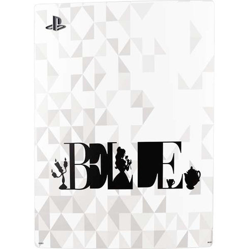 Disney Princess Belle Chromatic PS5 Console Skin