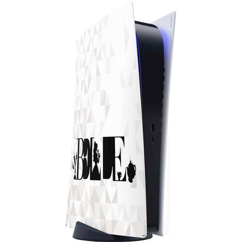Disney Princess Belle Chromatic PS5 Digital Edition Console Skin