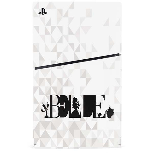 Disney Princess Belle Chromatic PS5 Slim Disk Console Skin