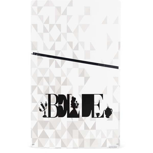 Disney Princess Belle Chromatic PS5 Slim Digital Edition Console Skin