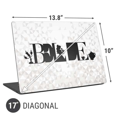 Disney Princess Belle Chromatic Universal Laptop 17in (13.8 x 10in) Skin