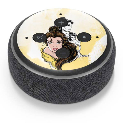 Disney Princess Belle Sketch Amazon Echo Dot Skin