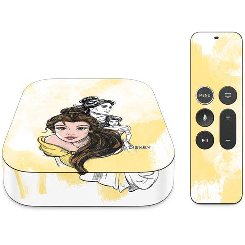 Disney Princess Belle Sketch Apple TV Skin