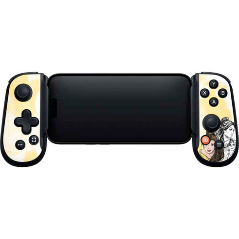 Disney Princess Belle Sketch Backbone One for iPhone Game Controller Skin