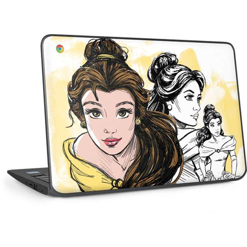 Disney Princess Belle Sketch HP Chromebook Skin