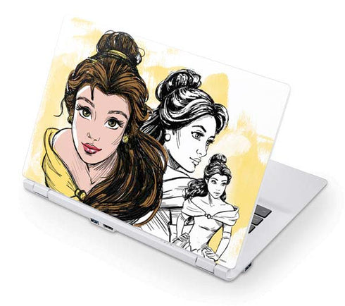 Disney Princess Belle Sketch Acer Chromebook Skin