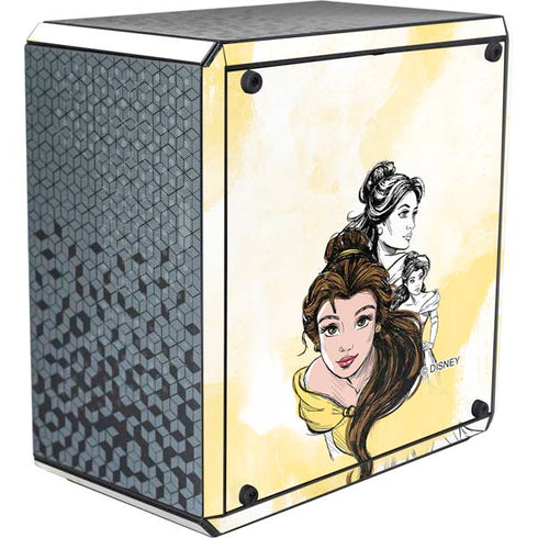 Disney Princess Belle Sketch Cooler Master MasterBox Q300L Mini Tower Skin
