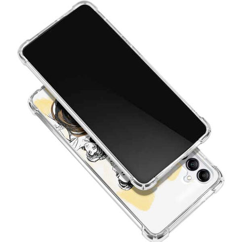 Disney Princess Belle Sketch Galaxy A15 5G Clear Case