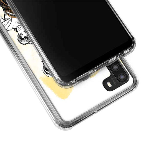 Disney Princess Belle Sketch Galaxy A21 Clear Case