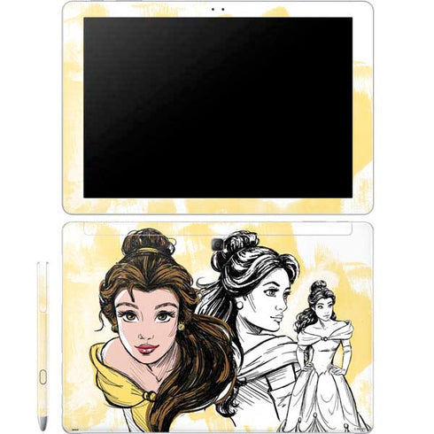 Disney Princess Belle Sketch Galaxy Book 12in Skin