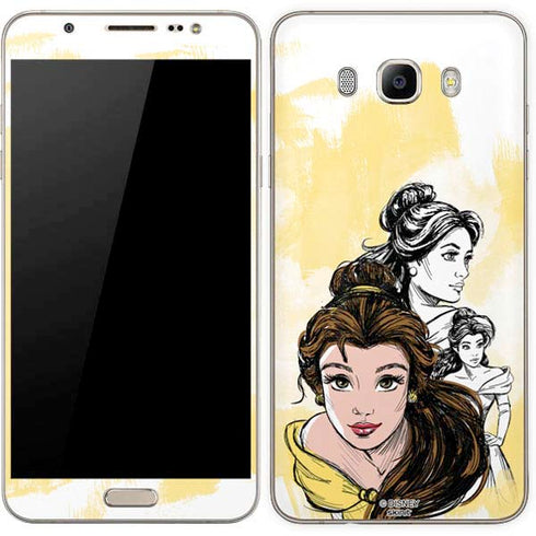 Disney Princess Belle Sketch Galaxy J7 Skin