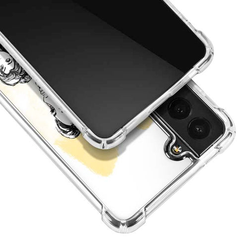 Disney Princess Belle Sketch Galaxy S21 FE Clear Case