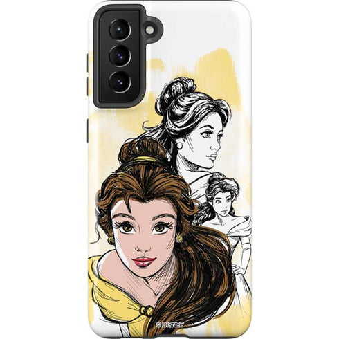 Disney Princess Belle Sketch Galaxy S21 FE Pro Case