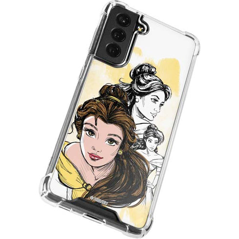 Disney Princess Belle Sketch Galaxy S22 Clear Case