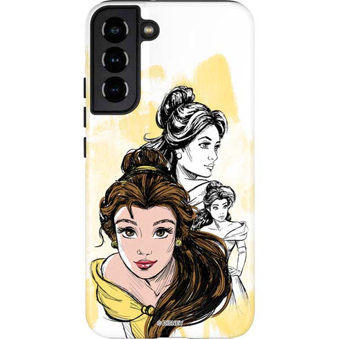 Disney Princess Belle Sketch Galaxy S22 Plus Pro Case
