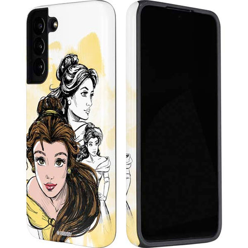 Disney Princess Belle Sketch Galaxy S22 Plus Pro Case