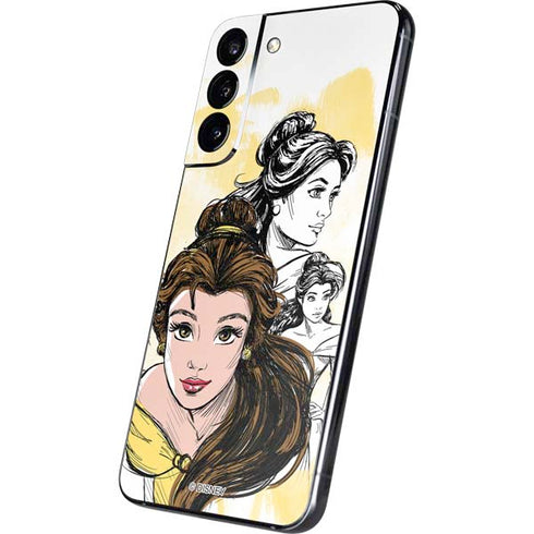 Disney Princess Belle Sketch Galaxy S22 Plus Skin