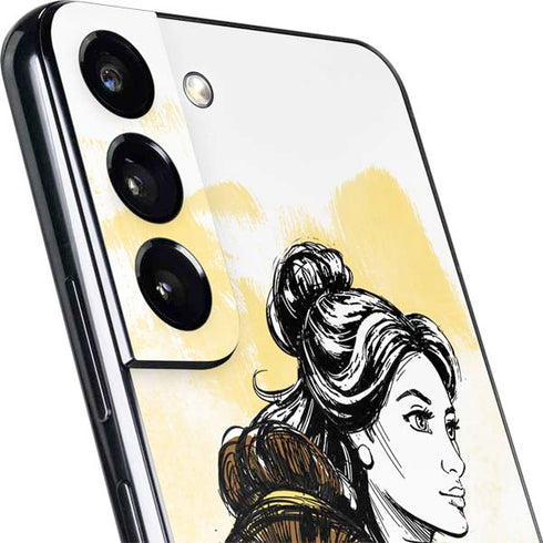 Disney Princess Belle Sketch Galaxy S22 Plus Skin