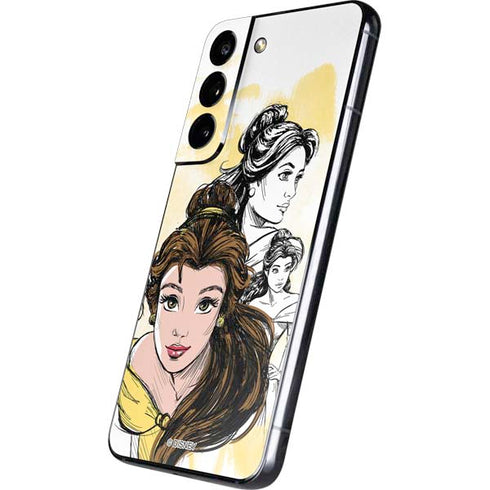 Disney Princess Belle Sketch Galaxy S22 Skin