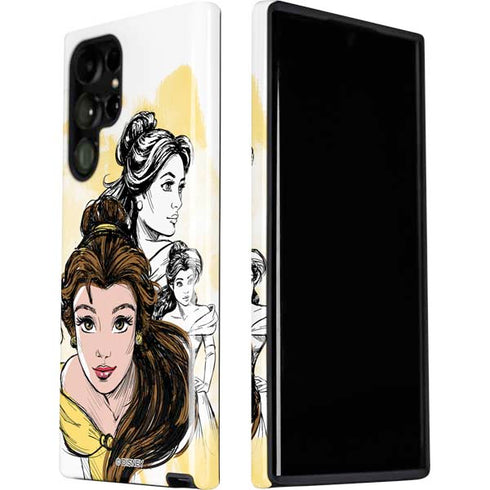 Disney Princess Belle Sketch Galaxy S22 Ultra Pro Case