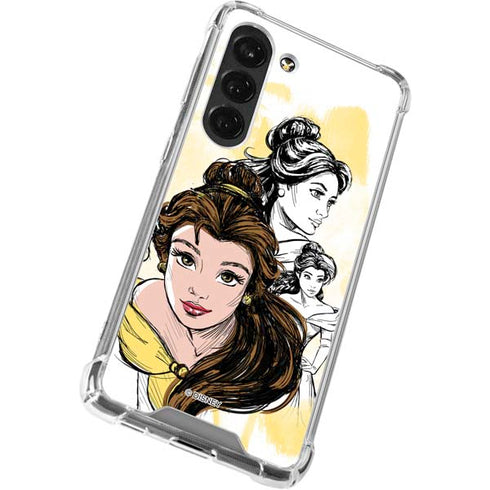 Disney Princess Belle Sketch Galaxy S23 Clear Case